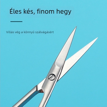 Kettős szemhéj kozmetikai olló szemészeti használatra, rozsdamentes acél – szemöldök formázó kés és smink olló