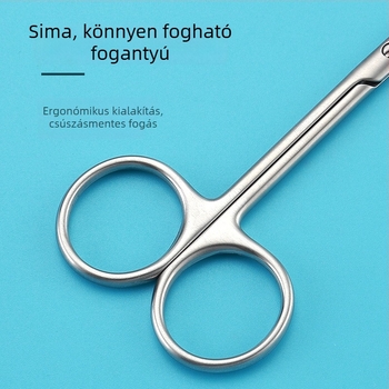 Kettős szemhéj kozmetikai olló szemészeti használatra, rozsdamentes acél – szemöldök formázó kés és smink olló