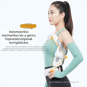 Scoliosis hiperkextenziós merevítő, torakolumbáris fixáció — alumíniumötvözet, univerzális illeszkedés, ODM/OEM testreszabás