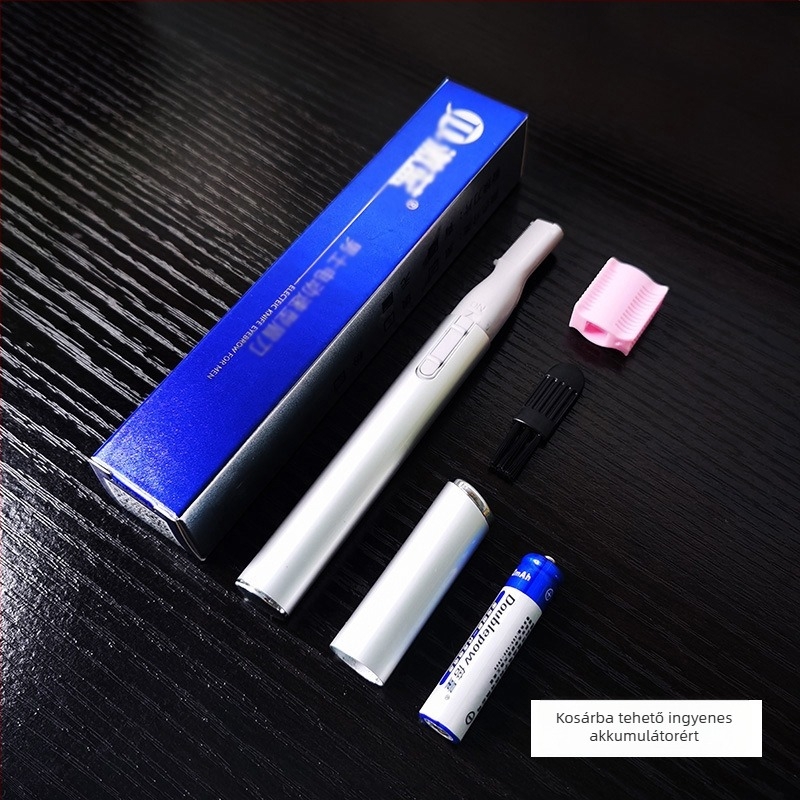 Férfiak elektromos szemöldök-trimmelője, kezdőknek biztonságos, újratölthető, szemöldökre, oldalsó szakállra, testre és lábszárak szőrszálaira