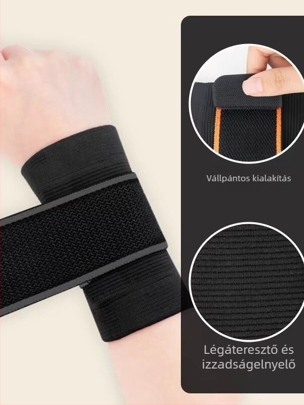 Spandexből készült csuklóvédő – univerzális illeszkedés, teniszhez, védi a csuklót