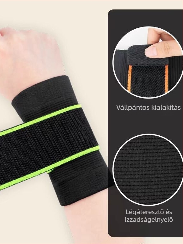 Spandexből készült csuklóvédő – univerzális illeszkedés, teniszhez, védi a csuklót