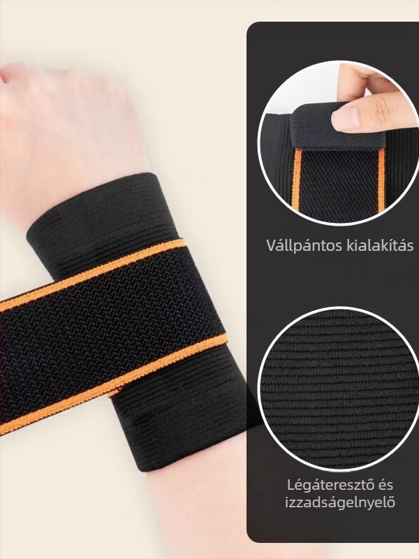 Spandexből készült csuklóvédő – univerzális illeszkedés, teniszhez, védi a csuklót