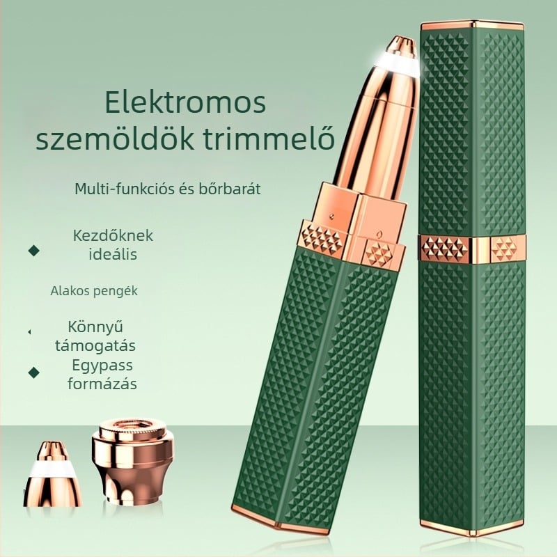 XIBODUN elektromos szemöldöknyíró, ABS test, USB tápegység, otthoni használatra
