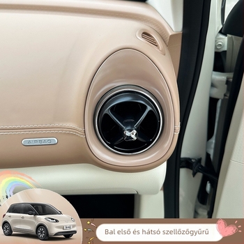 Wuling Bingo belső légcsatorna díszítő gyűrű — központi műszerfal kiegészítő, ABS anyag, modell 1252