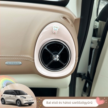 Wuling Bingo belső légcsatorna díszítő gyűrű — központi műszerfal kiegészítő, ABS anyag, modell 1252