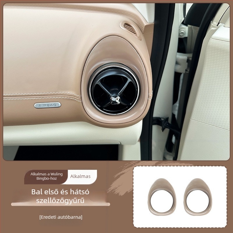 Wuling Bingo belső légcsatorna díszítő gyűrű — központi műszerfal kiegészítő, ABS anyag, modell 1252