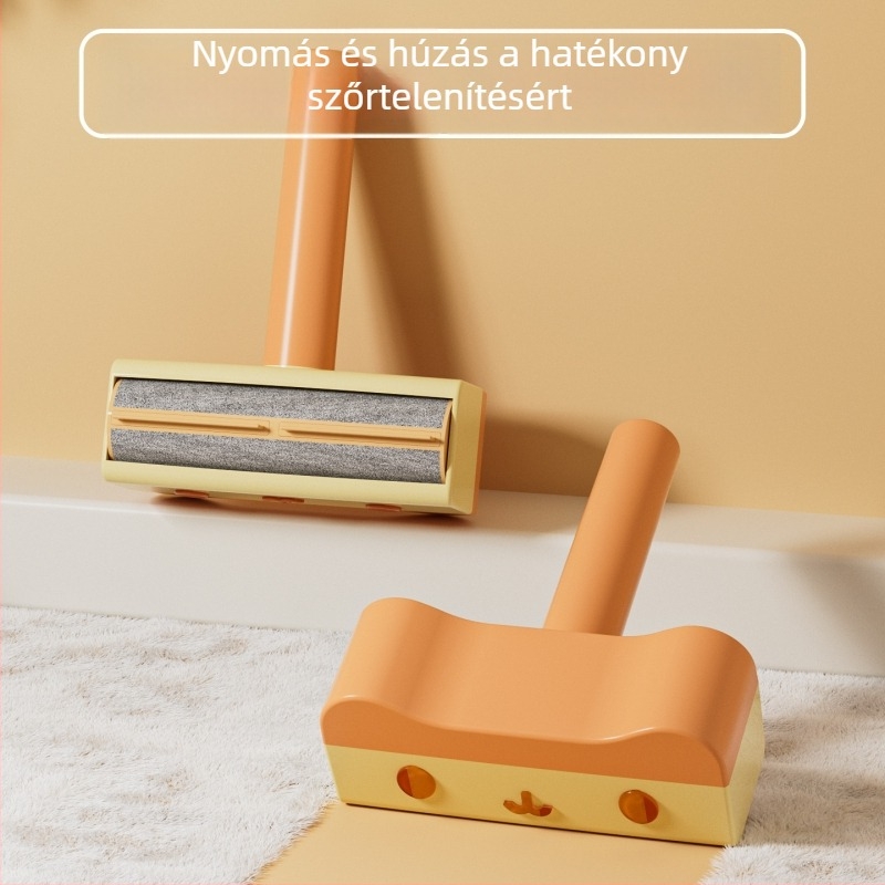 Állatszőr eltávolító görgő-kefe kanapéra (négyszögletes alak, PP anyagú, hosszú szőrű macskáknak)