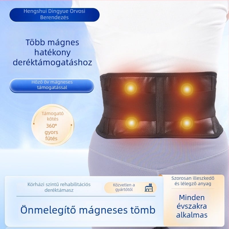 Felnőtteknek szóló deréköv poliészterből, deréktámasz, alkalmas futáshoz és futballhoz.