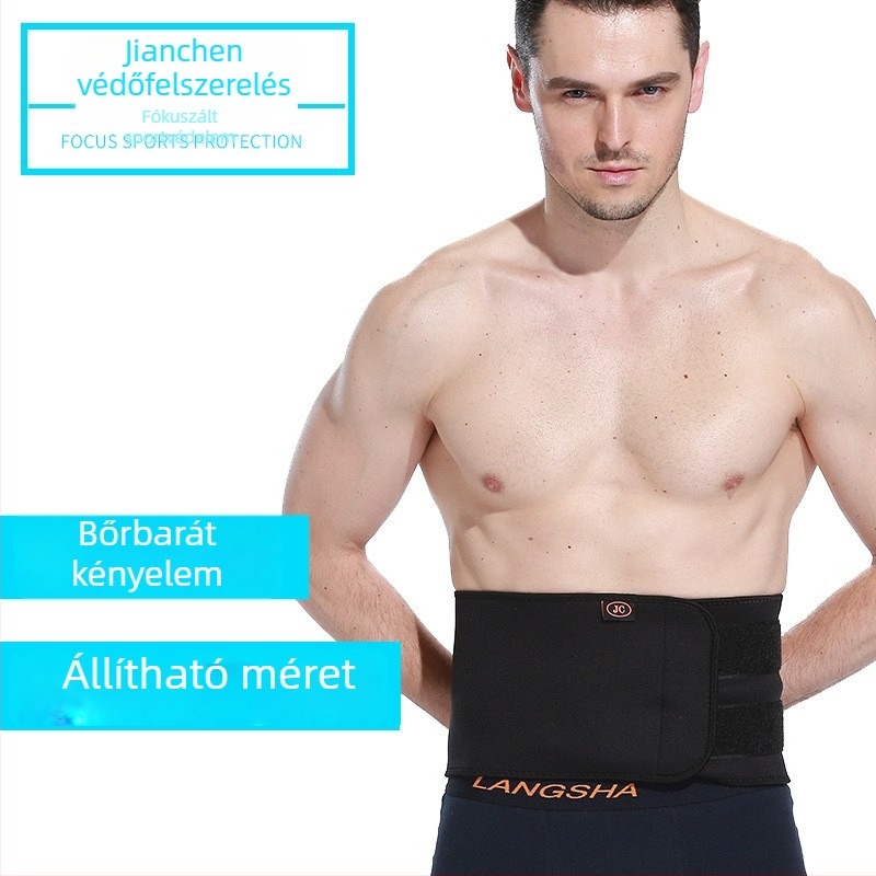 Felnőtteknek szóló deréktámasz protektor – gumi-hab és Lycra anyagú, kosárlabda, edzés, futás, súlyemelés és guggolás