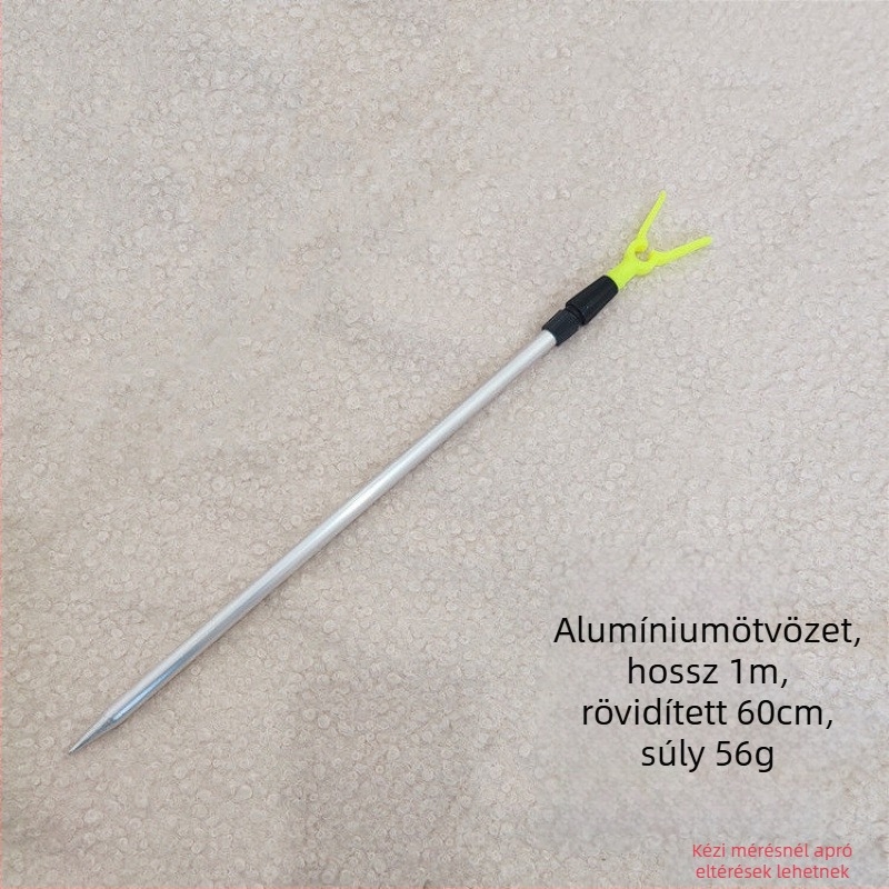 Tengerészeti horgászbot tartó – egyszerű egykaros kialakítás, szegecsek, teleszkópos rúd • Márka Unique • Anyag Más