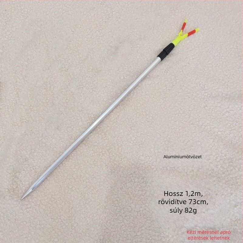 Tengerészeti horgászbot tartó – egyszerű egykaros kialakítás, szegecsek, teleszkópos rúd • Márka Unique • Anyag Más