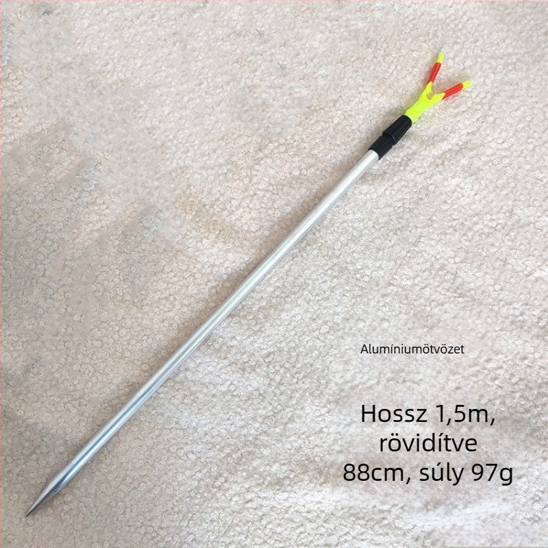 Tengerészeti horgászbot tartó – egyszerű egykaros kialakítás, szegecsek, teleszkópos rúd • Márka Unique • Anyag Más