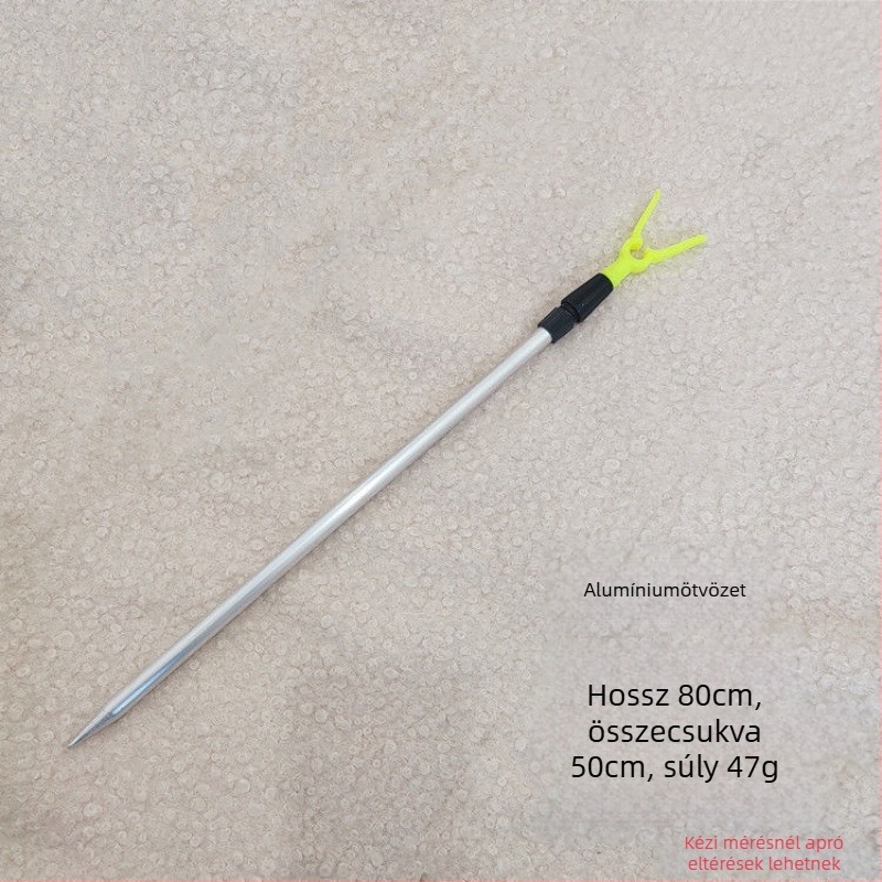 Tengerészeti horgászbot tartó – egyszerű egykaros kialakítás, szegecsek, teleszkópos rúd • Márka Unique • Anyag Más