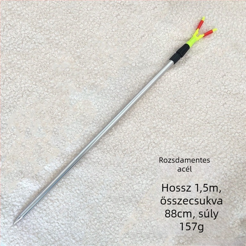 Tengerészeti horgászbot tartó – egyszerű egykaros kialakítás, szegecsek, teleszkópos rúd • Márka Unique • Anyag Más