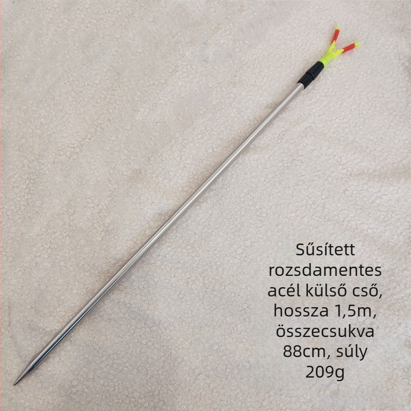 Tengerészeti horgászbot tartó – egyszerű egykaros kialakítás, szegecsek, teleszkópos rúd • Márka Unique • Anyag Más