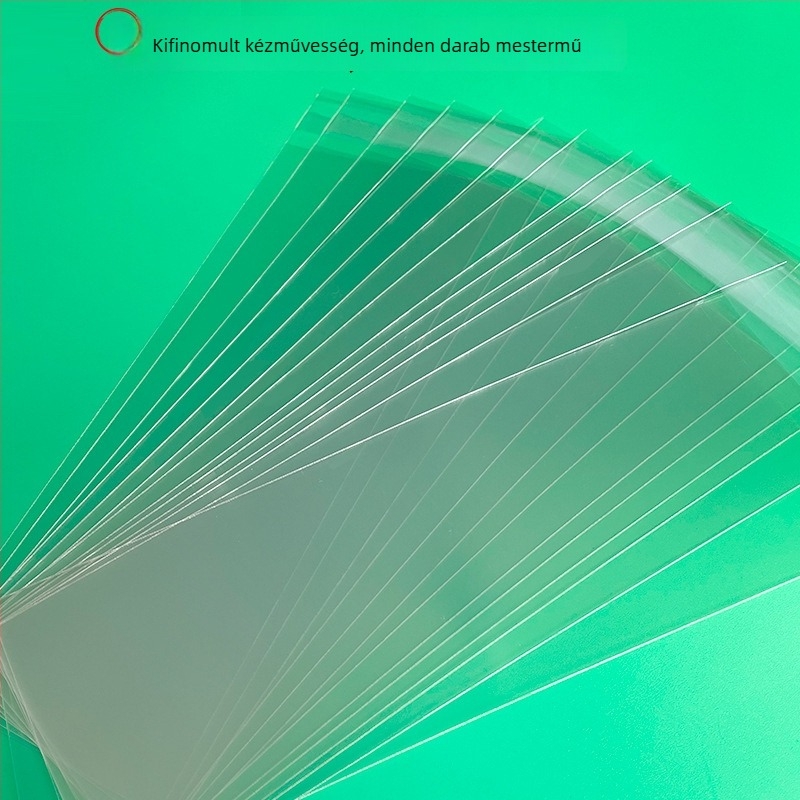 Átlátszó, megerősített önzáró tároló taska, OPP anyagból, Card Protection márka, Light and Night Love és Idol Dream Festival számára