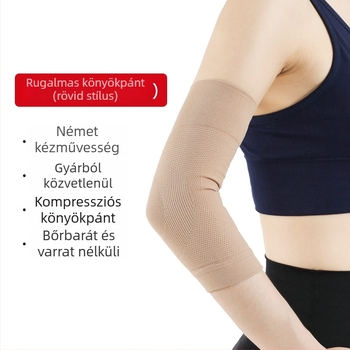 Könyökvédő ujj spandex/nylonból, rövid stílus, univerzális illeszkedés, kosárlabdára és futásra