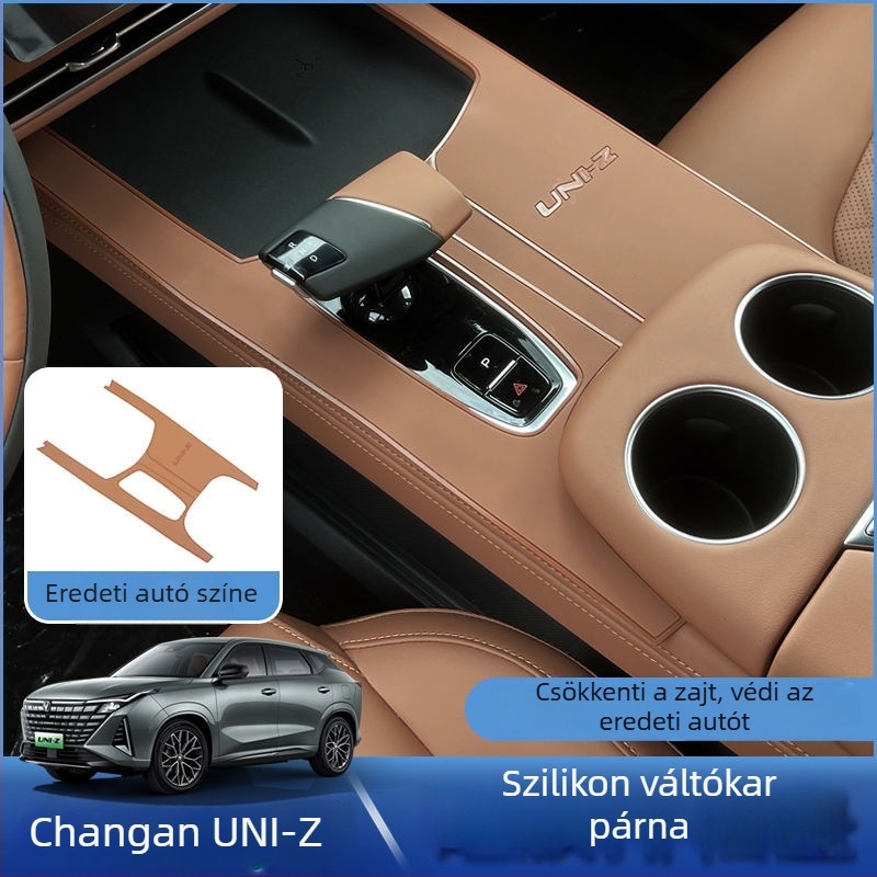 Changan UNIZ sebességváltó panel védő párna központi konzolhoz – PVC, modell Changan uni-z, márka Wisdom