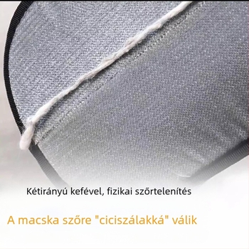 Elektrosztatikus szőrtelenítő kesztyű kutyáknak és macskáknak – bundakezelés, fésülés