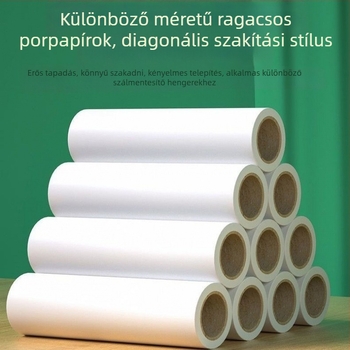 Cseremag a tapadó rolóhoz ruhák szöszmentesítésére – Anyag: ragasztószalag; Kategória: Szöszmentesítő görgő, ruhaszöszmentesítés; Márka: Egyéb