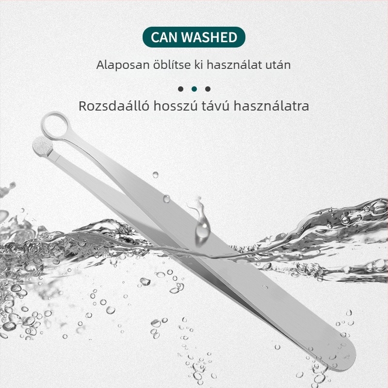 Orrszőr-trimmel - rozsdamentes acél, kerek fej, gyűrűs kialakítás, Ha Niu