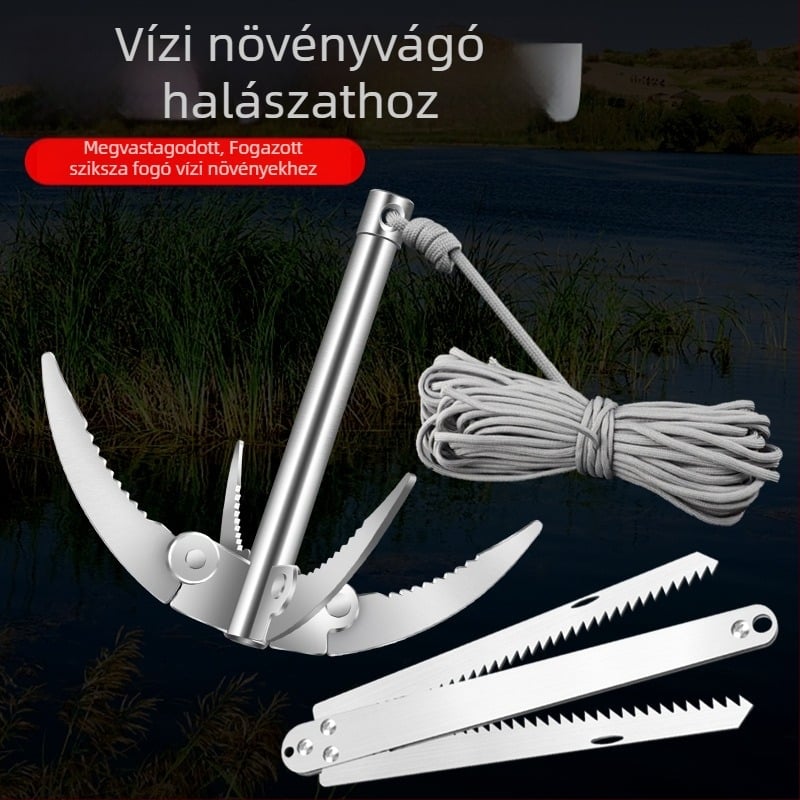 Mengda vízi növények vágókése horgászathoz – fű eltávolító eszköz