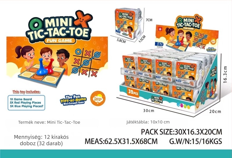 Gyerekeknek szóló mini sakk asztali játék, oktató és hordozható (Anyag: műanyag; Használat: beltéri; Korosztály: 4–14 év)