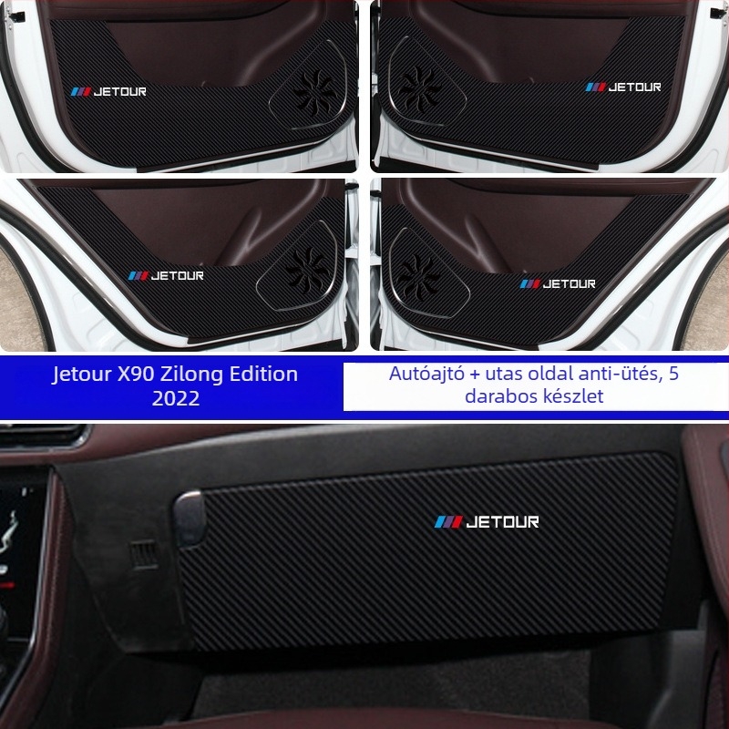 Chery Jietu X90PLUS ajtóvédő párna, bőr, logó nyomtatott • Márka: Chiwick