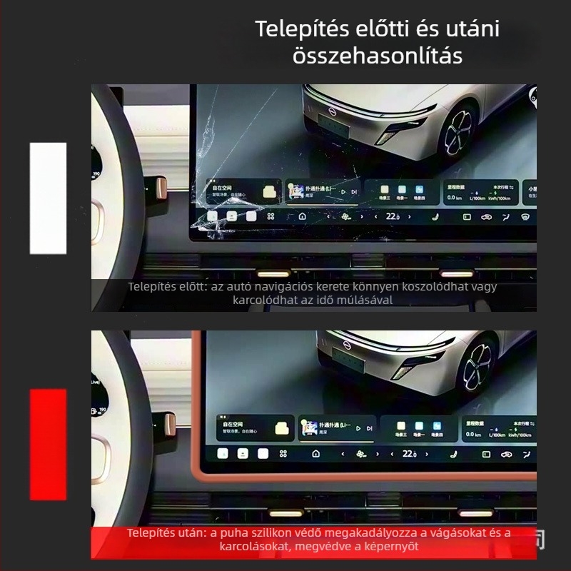 Film Master szilikon belső kiegészítő a N6 navigációs kijelző keretéhez, 26. generáció