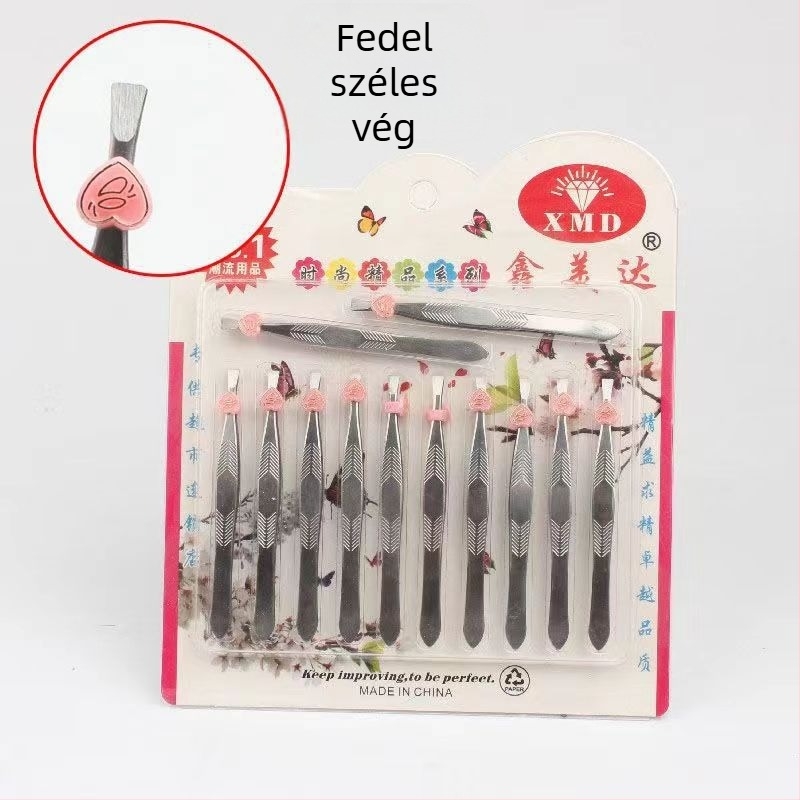 Xinmeida szemöldökcsipesz, acél kozmetikai eszköz, termékkód 10099