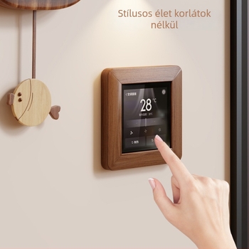 Fából készült kapcsolókeret – Modern Minimalista Stílus (Anyag: bükk; Kategória: kapcsoló matrica; Terek: nappali, hálószoba, dolgozószoba, étterem, fürdőszoba, bejárat, erkély, kereskedelmi helyszín, Egyéb)