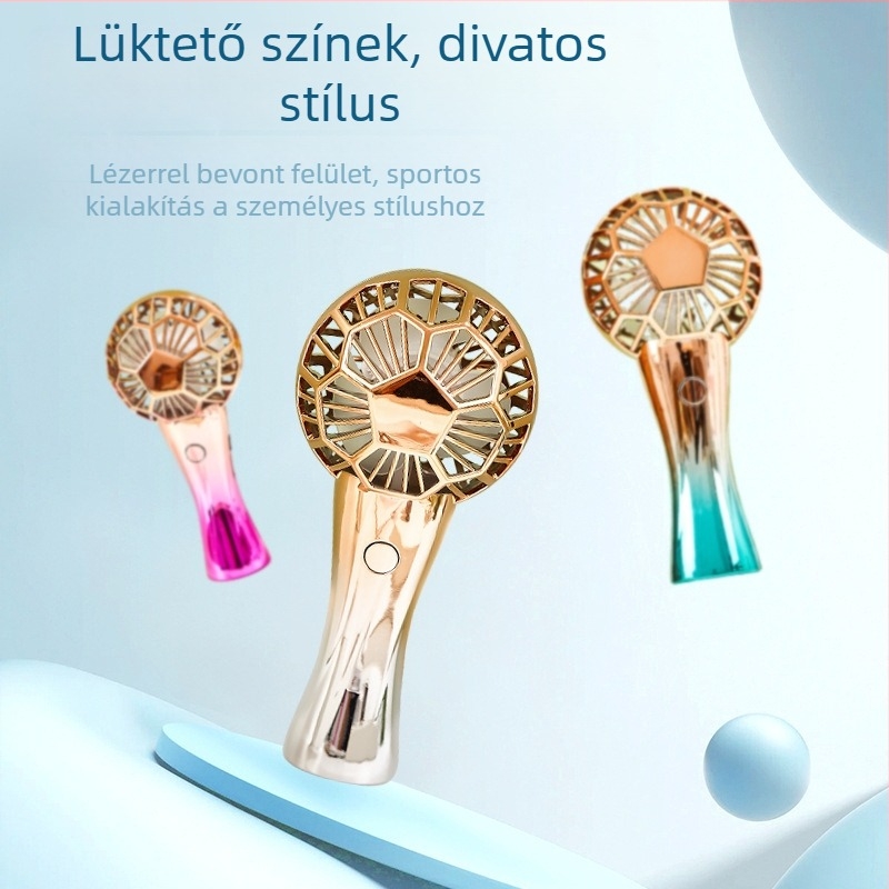 Futball Világbajnokság mini USB töltővel, kézi ventilátor, hordozható kültéri asztali ventilátor, 3 sebesség, beépített 300–500 mAh akkumulátor, alacsony zaj 45–50 dB
