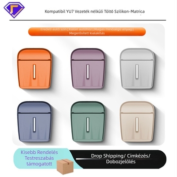 Xiaomi Yu7 vezeték nélküli töltéséhez készült szilikon matrac, csúszásmentes belső tároló (szilikon és ABS)