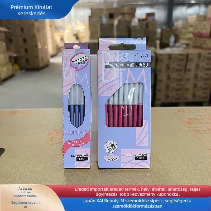 awas Szemöldök-trimmelő – 5 darabos készlet rozsdamentes acélból, kezdőknek, biztonságos, uniszex