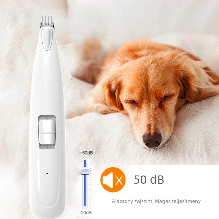 Miaoqi elektromos kutya hajvágó, ABS anyagból készült test, 50 darabos csomag