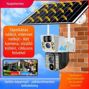 IP kamera beltéri és kültéri használatra, felbontás 3MP/2K, 4 mm objektív, IR megvilágítás 10 m-ig, működési hőmérséklet -35°C-tól 60°C-ig