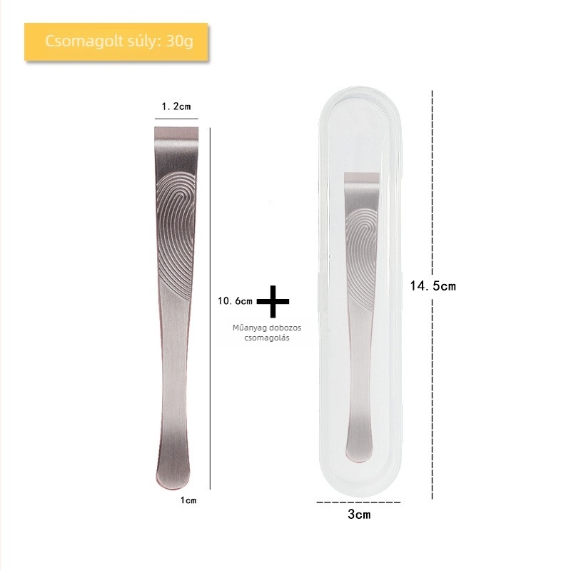 Szemöldökcsipesz magas pontosságú, 430 rozsdamentes acélból, többfunkciós fogó