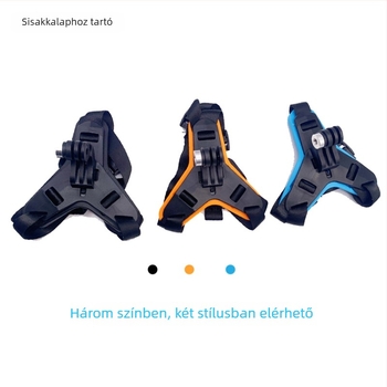 GoPro HERO10 sportkamera – sisakra rögzíthető állcsont-montázs pántokkal és csatokkal (Márka: Other; Nyomtatott logó: Nem; Import: Nem; Pánt variánsok; Csat variánsok)