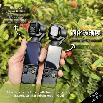Dilesi PET AR átlátszó védőfólia DJI Pocket3 kijelzőjére és objektívjére