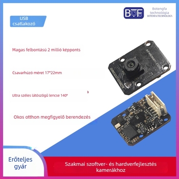 USB Kamera Modul, 2MP, 30FPS, USB 2.0, Fix Fókusz, Plug-and-Play Beltéri Állatfigyelés és Videókonferencia