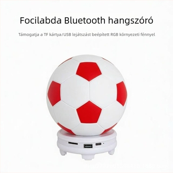 Bluetooth hangszóró hangulatvilágítással, 5W kimenet, beépített 1200–2000mAh akkumulátor, 360° surround hang