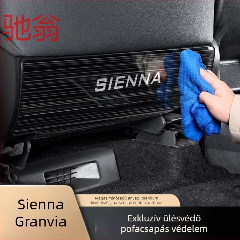 Toyota Sienna/Granvia hátsó ülés védő panelje — rozsdamentes acél, Chi Weng márka, modell 1
