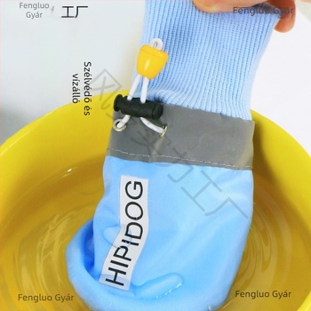 Kutya esőcsizmája – vízálló gumiból készült lábvédők, melegen tart, univerzális illeszkedés