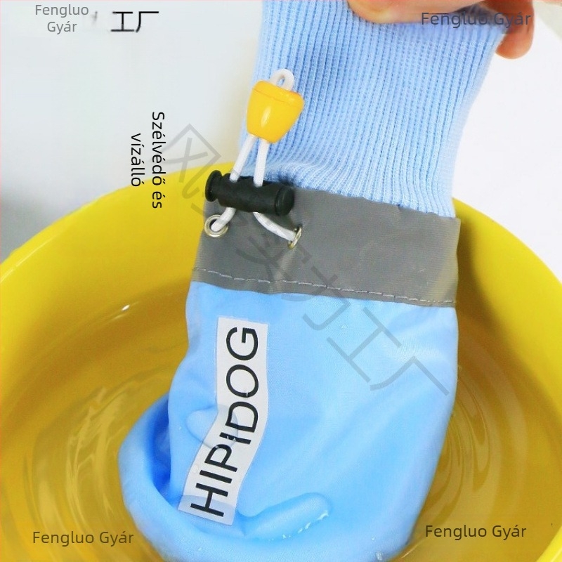 Kutya esőcsizmája – vízálló gumiból készült lábvédők, melegen tart, univerzális illeszkedés