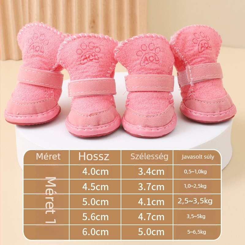 Kutyacipők – meleg, szabadidős stílus, kutyáknak, Zhejiang eredetű, kategória: cipők