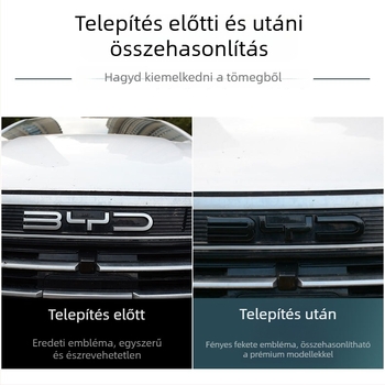 BYD Destroyer 05 hátsó díszítő matricák, rozsdamentes acélból, modell Ozf, Hanbang jiechen