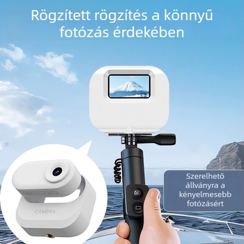 Sportos ujjkamera mágneses töltőtokkal, HD felvétel kerékpározás közben, TF-kártya tárolás, 1 hüvelykes LCD kijelző