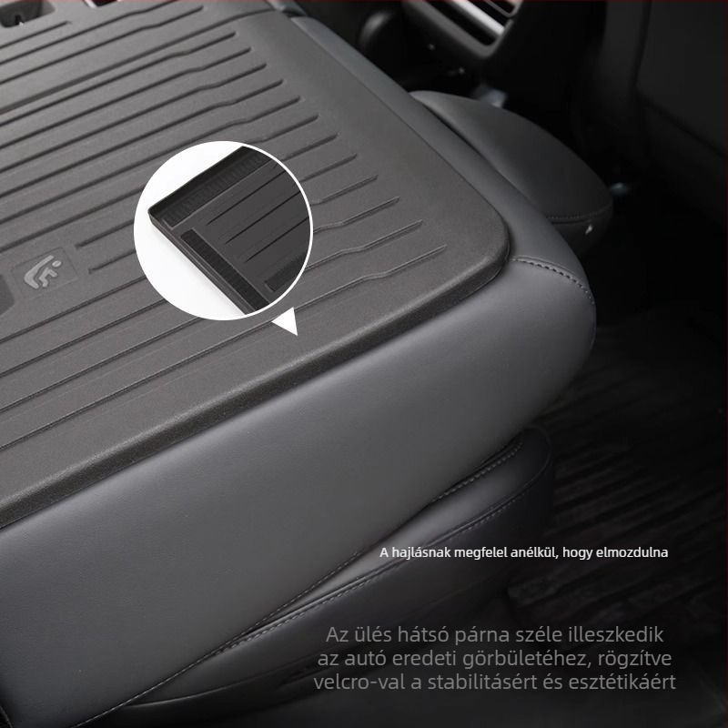 Tesla Model Y első és hátsó csomagtartó szőnyegek, TPE, ragasztó telepítés
