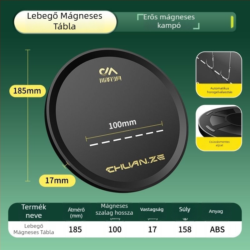 Kawazawa Mágneses Kétfunkciós Etetőtál Nyitott Medencével Horgászathoz – Műanyag